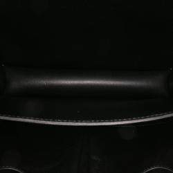 Pre Owned Celine Silver Medium Calfskin Classic Box