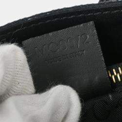 Pre Owned Celine Black Canvas C Macadam Tote Handbag