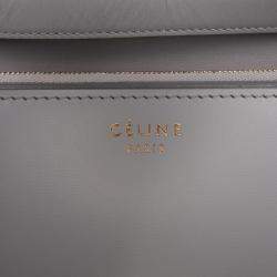 Pre Owned Celine Grey Medium Calfskin Classic Box
