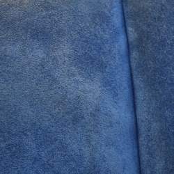 Pre Owned Celine Royal Blue Leather Small Phantom Luggage Tote
