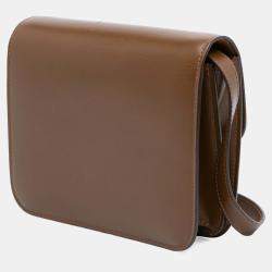 Pre Owned Celine Brown Teen Calfskin Classic Box