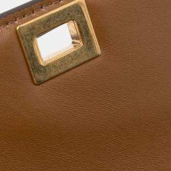 Pre Owned Celine Brown Teen Calfskin Classic Box