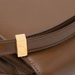 Pre Owned Celine Brown Teen Calfskin Classic Box