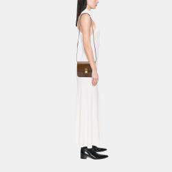 Pre Owned Celine Brown Teen Calfskin Classic Box