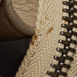 Pre Owned Celine Beige Leather Mini Luggage Tote