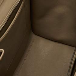 Pre Owned Celine Beige Leather Mini Luggage Tote