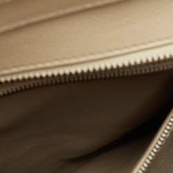 Pre Owned Celine Beige Leather Mini Luggage Tote