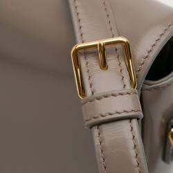 Pre Owned Celine Brown Teen Shiny Calfskin Triomphe Crossbody
