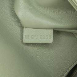 Pre Owned Celine Brown Teen Triomphe Coated Canvas and Calfskin Triomphe Crossbody