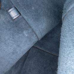Pre Owned Celine Blue Pico Grained Calfskin Belt Bag