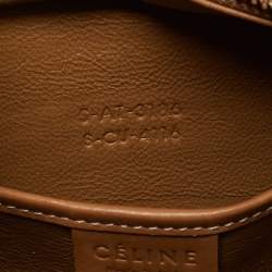 Pre Owned Celine Tricolor Nubuck and Leather Nano Luggage Tote