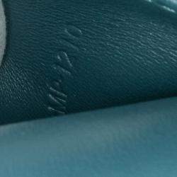 Pre Owned Celine Blue Teen Liege Calfskin Classic Box