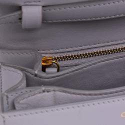 Pre Owned Celine Purple Small Calfskin Classic Box