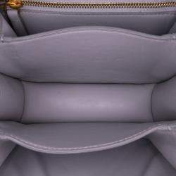 Pre Owned Celine Purple Small Calfskin Classic Box