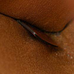 Pre Owned Celine Brown Mini Triomphe Coated Canvas Vertical Cabas Satchel