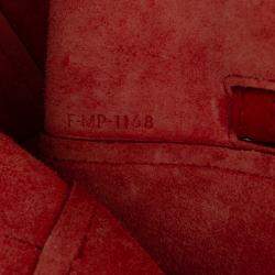 Pre Owned Celine Orange Nano Grained Calfskin Belt Bag