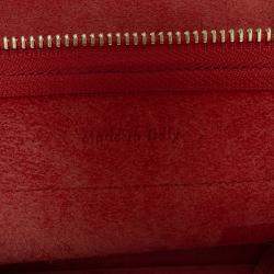 Pre Owned Celine Orange Nano Grained Calfskin Belt Bag