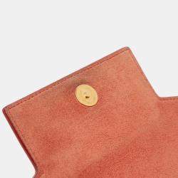 Pre Owned Celine Orange Nano Grained Calfskin Belt Bag