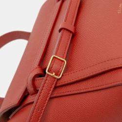 Pre Owned Celine Orange Nano Grained Calfskin Belt Bag