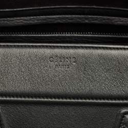 Pre Owned Celine Black Leather Medium Phantom Luggage Tote