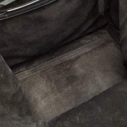 Pre Owned Celine Black Leather Medium Phantom Luggage Tote