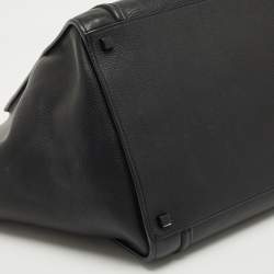 Pre Owned Celine Black Leather Medium Phantom Luggage Tote