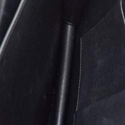 Pre Owned Celine Black/Brown Python and Leather Medium Case Flap Shoulder Bag