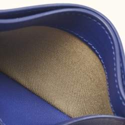 Pre Owned Celine Blue Leather Solo Card Holder