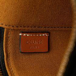 مملوكة مسبقًا Celine Brown Mini Triomphe Coated Canvas Vanity Case