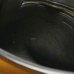 مملوكة مسبقًا حقيبة سيلين إدج جلدية صفراء صغيرة