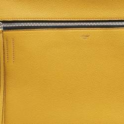 مملوكة مسبقًا حقيبة سيلين إدج جلدية صفراء صغيرة