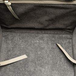 Pre Owned Celine Green Medium Leather Luggage Phantom Tote
