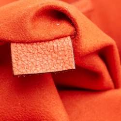 Pre Owned حقيبة يد سيلين ميني لاغيدج جلد برتقالي داكن