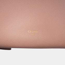 Pre Owned Celine Pink Nano Grained Calfskin Belt Bag