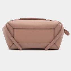 Pre Owned Celine Pink Nano Grained Calfskin Belt Bag