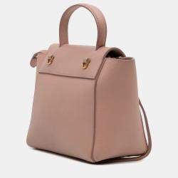 Pre Owned Celine Pink Nano Grained Calfskin Belt Bag