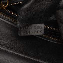 Pre Owned Celine Multicolor Micro Tricolor Nubuck and Calfskin Luggage Tote