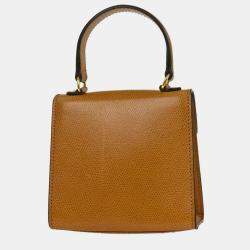 Pre Owned Celine Brown Leather Handbag JM13