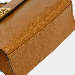 Pre Owned Celine Brown Leather Handbag JM13