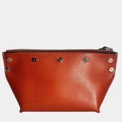 Pre Owned Celine Sailor Calfskin Clutch Bag