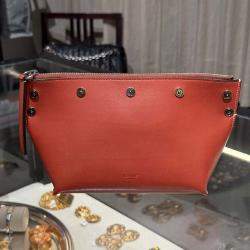 Pre Owned Celine Sailor Calfskin Clutch Bag