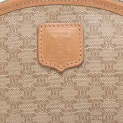 مملوكة مسبقًا Celine Beige Macadam Canvas Pouch Clutch