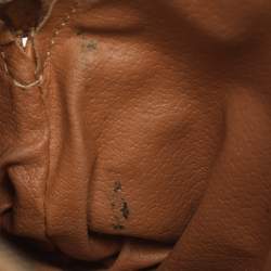 مملوكة مسبقًا Celine Beige Macadam Canvas Pouch Clutch