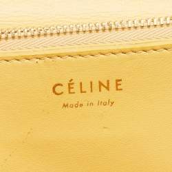مملوكة مسبقًا Celine Yellow Python Medium Box Shoulder Bag