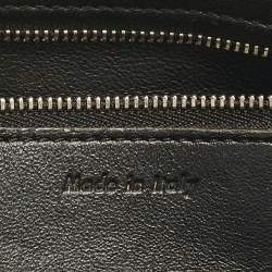 Pre Owned Celine Tricolor Leather Small Edge Top Handle Bag