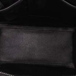 Pre Owned حقيبة يد سيلين ميكرو لاجيدج جلد ثلاثية الألوان زرقاء