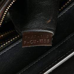 Pre Owned Celine Multicolor Micro Tricolor Leather Luggage Tote
