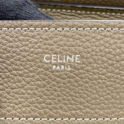 Pre Owned Celine Luggage Shopper Suri Leather Size Micro