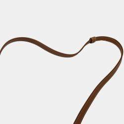 Pre Owned Celine Vertical Cabas Natural/Tan Canvas Leather Mini Tote