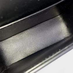 Pre Owned Celine Black Leather Triumph Mini Crossbody Bag